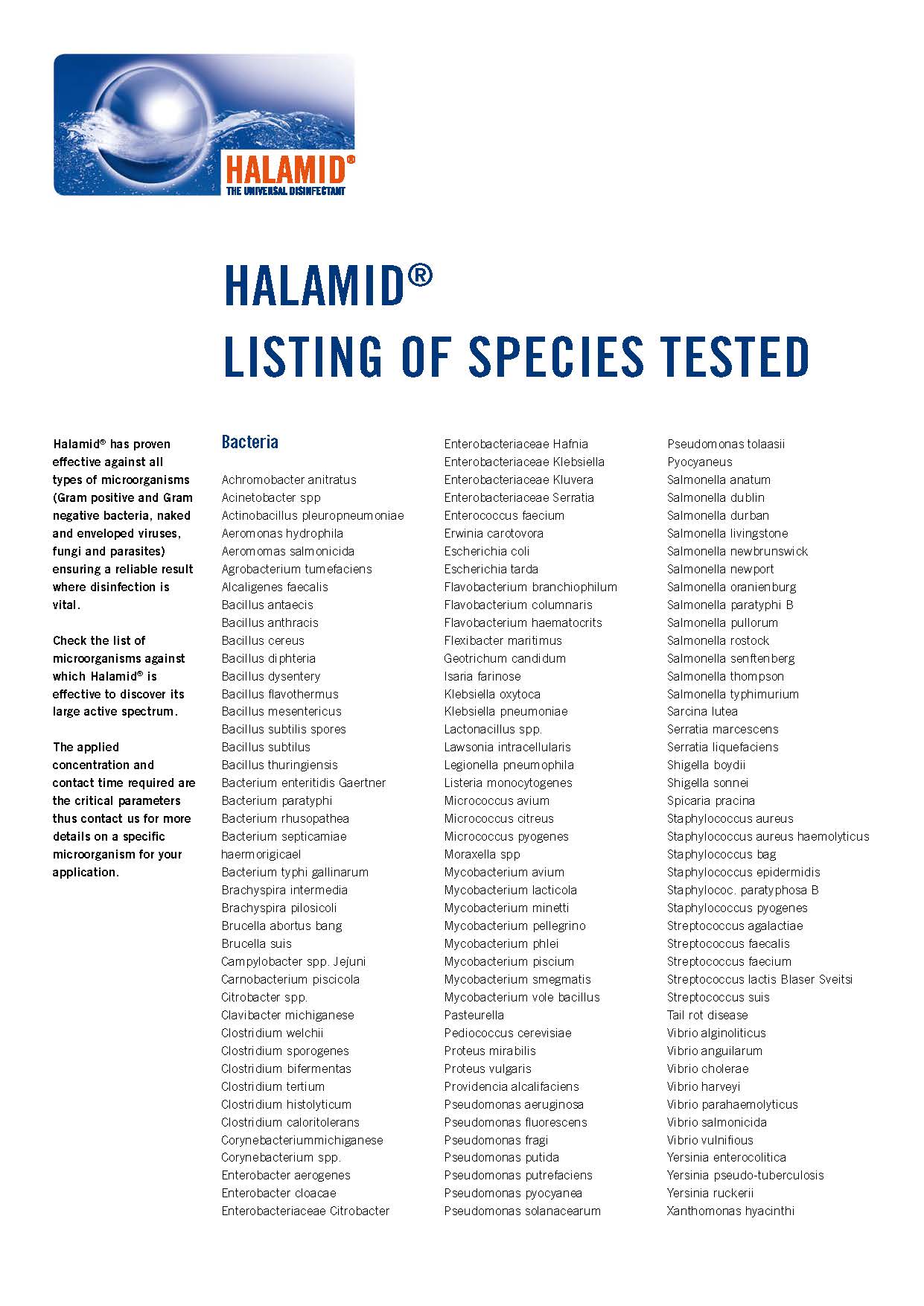 Halamid Desinfektionsmittel zertifizierte Antivirus Desinfektion gegen Viren, Bakterien, Pilze 100g