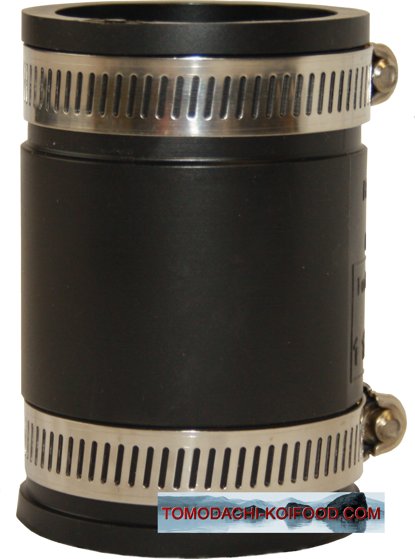 Flexible Muffe, elastische Gummimuffe gerade Rohrverbindung 40mm