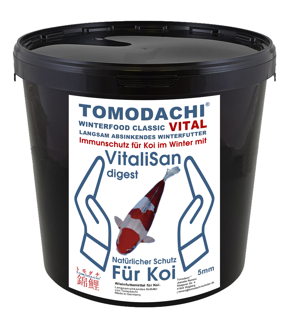 Winterfutter Koi, Sinkfutter, Gesundheitsfutter Vital mit Monoglyceriden Vitalfutter 3kg