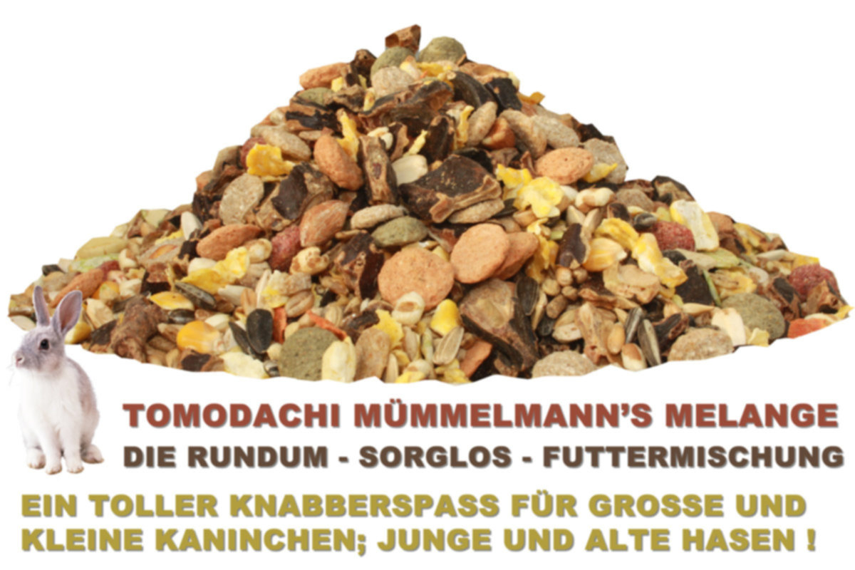 Kaninchenfutter, Hasenfutter pelletfrei - Mümmelmanns Melange 5kg Eimer