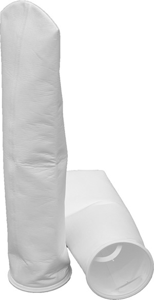 Waschbarer Filterbeutel aus Nadelfilz zur Feinstfiltration am Koiteich 25 Micron