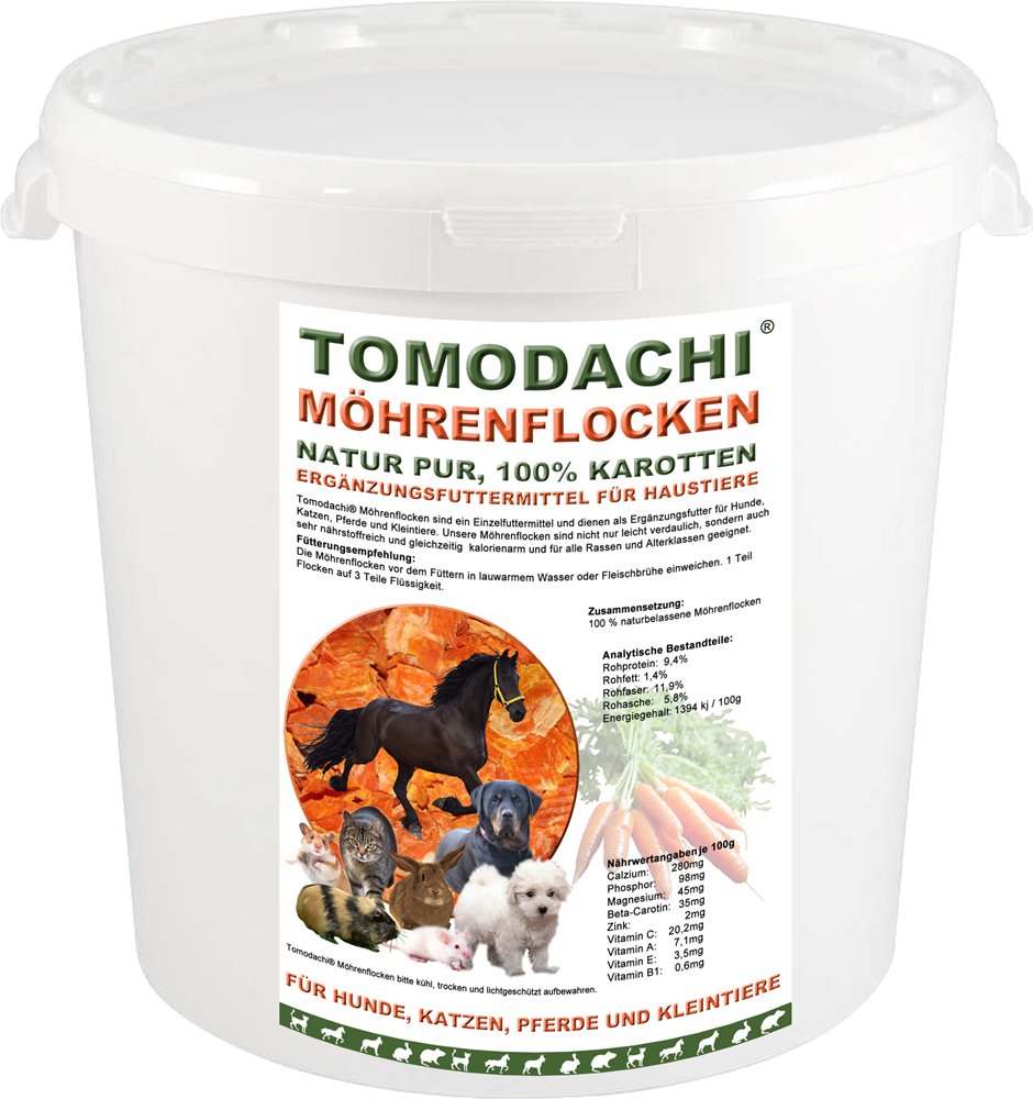 Möhrenflocken Nager, Karottenflocken Nagerfutter, Nagersnack, Stoffwechsel, Verdauung 1kg