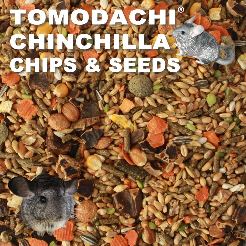 Chinchillafutter, Komplettnahrung Chinchilla - Tomodachi Chinchilla Futtermischung 10Liter