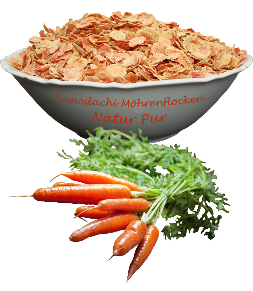 Möhrenflocken Katze, Stoffwechsel, Verdauung, Immunsystem Ergänzungsfutter, Diätfutter, 3kg